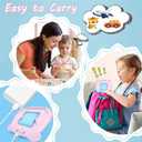 Upgraded Talking Flash Cards for Toddlers, 1 Year Old Boy Girl Birthday Easter Gift, Montessori Toys 1 2 3 Year Old, 224 Sight Words Flash Cards Kindergarten,Speech Therapy Toys Toddlers 1-3,Pink