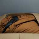 Luxlovery California King Pumpkin Comforter Rust Terracotta Bedding Set Cal King Caramel Burnt Orange Quilts Pumpkin Brown Comforter Set Women Men Cal King