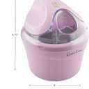Ice Cream Maker - 1QT Ice Cream Machine for Sorbet, Gelato, Frozen Yogurt and More - Kitchen Appliances and Gadgets by Classic Cuisine (Pink)
