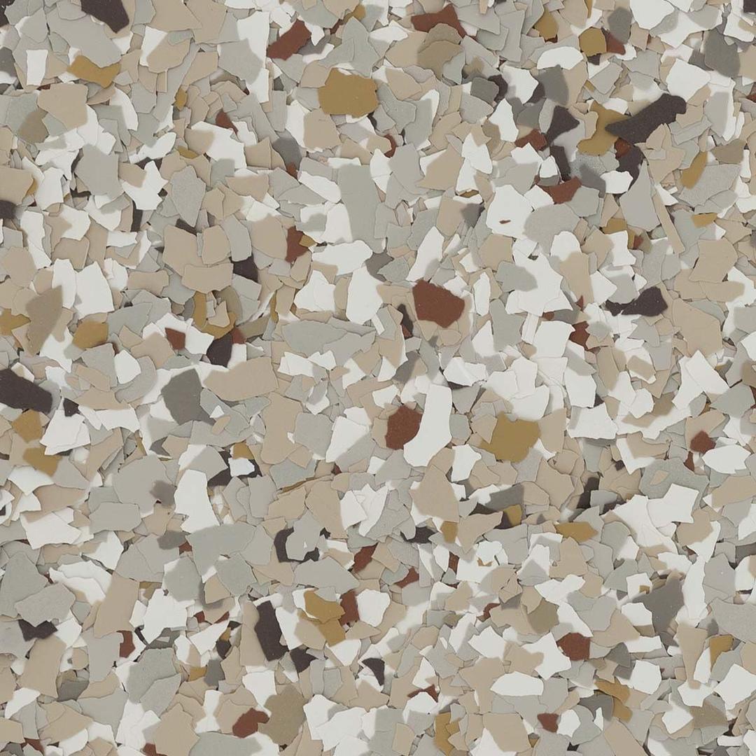 9 Kg / 20 lb 1/4" Epoxy Floor Flakes Decorative Color Chips for Garage, Basement & Concrete Floors – (Creekbed)