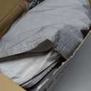 iCarCover 18-Layer Car Cover Waterproof All Weather, Premium Quality Car Covers for Automobiles, UV Protection, El Camino, Monte Carlo, Thunderbird, Cutlass, Roadrunner, Fits 202-209 Inches (1-Tone (Solid Gray))