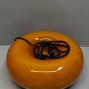 Creative Design Atmosphere Donut Lamp, Plug- in Bedsided Wall Sconce Or Ambient Lighting, Modern Orange Donut Light for Warm Decoration,Cute Table Light for Children's Room Or Living Room