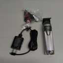 FX+ Professional Barber Cord/Cordless Hair Trimmers  Beard Trimmer for Men, Professional Stylist & Barber Clippers, USB-C Cordless Hair Trimmers for Men (Silver)