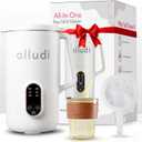 Automatic 10 in 1 Nut Milk Maker Machine 27 oz | Homemade Coconut, Oat, Almond Milk, Plant Based Beverages | Soybean Machine With Delay Start, Self-Cleaning & Boil Water | E-recipe Cookbook, White