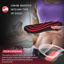 2 Pairs Plantar Fasciitis Insoles for Men: Arch Support Inserts with Shock Absorbing Gel - Orthotic Insoles for Flat Feet Relief & All-Day Walking Comfort(XS)