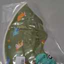 Kids Sun Hat with Neck Flap, Convertible Dinosaur Bucket Hat for Beach (Green)