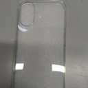 JJGoo Compatible with iPhone 17 Case Clear, Soft Transparent TPU Bumper Cover, Slim Thin Shockproof Phone Case for iPhone 17, Clear