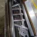 VEVOR 6x8x7 FT Heavy-Duty Portable Outdoor Storage Shed Tent, Waterproof Carport Garage Shelter with Roll-Up Zipper Door & Vents, UV-Resistant Canopy for Motorcycle, Bike, Lawn Mower, Tools, Gray