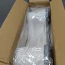 MR.SIGA Toilet Stool Squat Adult, Bathroom Stool Heavy Duty, Anti Slip Toilet Step for Bathroom, Toddler Step Stool for Kids, Off-White & Dark Gray