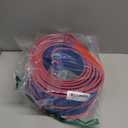 15 Ft Flexible Race Track for Kids  Portable Car Race Track Starter Set with Suction Cups, Rolls Up Easy, Compatible with 1/64 Diecast Cars, Birthday Gift for Boys & Girls Ages 3+ (Blue&Red)