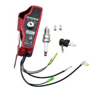 HZ Ignition Switch Box with Key Mounting Bolts for Honda GX340 GX390 GX240 GX270 Harbor Freight Predator 420 Champion 389cc 420cc 439cc Engine