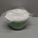 4.2L Salad Spinner, Efficient Lettuce Spinner with Dual Drainage Holes for Quick Drying - Green Salad dryer for Washing, Spinning, and Draining Greens, Fruits, and Vegetables