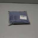 SweatyRocks Women's Cold Shoulder Wrap Crop Blouse 3/4 Length Sleeve Ruffle Hem Dressy Shirt Tops (Blue, XL)