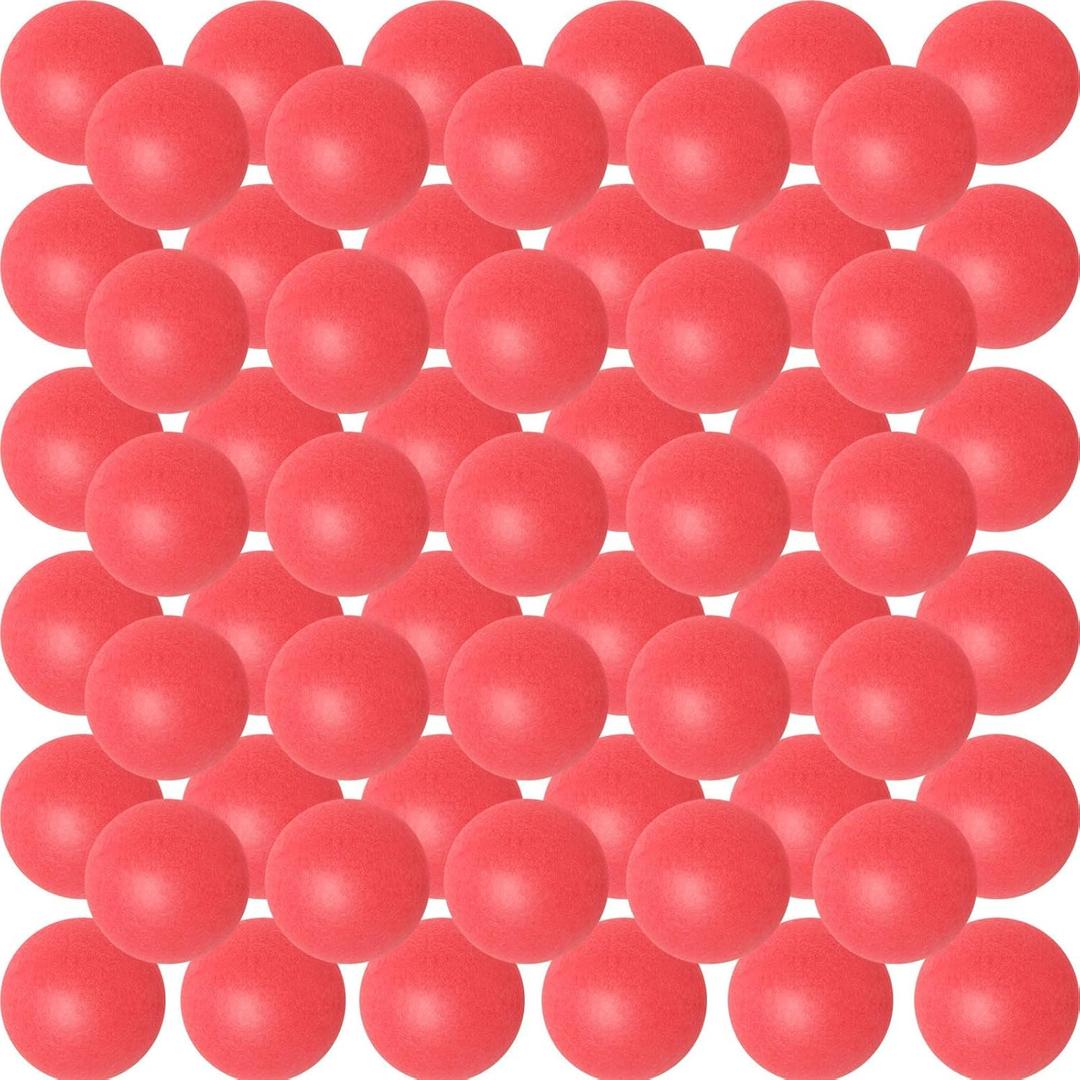 120 Pack Table Tennis Balls 40+mm Assorted Color Plastic Balls Bulk for Games (Red)