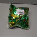 2 x 20/40/60/80 FT St Patricks Day Garland Decor Gold Green Shamrock Hat Tinsel Garland, Shiny Metallic Streamer Twist Garland Hanging St Patricks Day Decorations for Home Indoor Outdoor Party Supplies