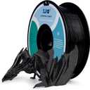 ZIRO Glitter PLA Filament 1.75mm, Sparkle Translucent 3D Printer Filament, Twinkle Series 2.2lbs Pure Color Spool, Neatly Wound, Fit Most FDM 3D Printers, Twinkling Black