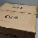 20" Caged Ceiling Fans with Lights and Remote, Boho Flush Mount Ceiling Fan with Light, Low Profile Chandelier 6 Speed Bladeless Reversible Ceiling Fan w/ 4 bulbs. for Living Room Bedroom.