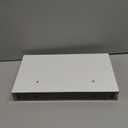 Homeforia White Floating Shelves 16 inch, High End Solid Real Wood 16inch Bathroom Floating Shelf for Wall Mounted, White Wooden 16 Floating Shelves, Heavy Duty Bracket, 16 X 6.5 X 1.75 inch, Set of 2 (Classic White - Soft Neutral Satin)