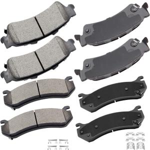 Cciyu D785 D792 Ceramic Front Rear Brake Pad Set Fit For Chevy Astro,Avalanche,1500,Silverado,1500 HD,Suburban,1500,Tahoe,For GMC Safari,Sierra,1500,Sierra,1500 HD,Yukon,Yukon XL,1500