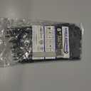 Kable Kontrol Cable Zip Ties 100 Pcs 8 Inch Black, 50 Lbs Tensile Strength, Self-locking UV Resistant Plastic Nylon Wire Ties, for Indoor or Outdoor Use Black