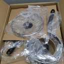 Amazon Basics Ceramic Non-Stick Cookware 8-Piece Set, Pots and Pans, Black