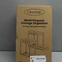 Ukeetap 2 Pack Multi-Purpose Pull-Out Storage Organizers, Under Sink Organizers and Storage for Bathroom & Kitchen, Under Cabinet Organizers and storage, 14.8 Inch, Black