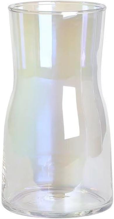 DERZHAVA-Stunning Rainbow Glass Vase for Wedding Centerpieces - Modern Housewarming Gift Idea, Artistic Home Decor & Anniversary Table Decoration