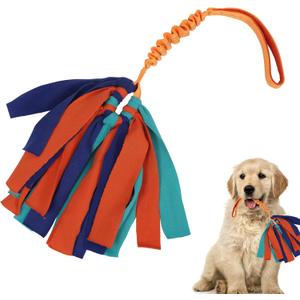 wodoca Interactive Dog Toys, Dog Rope Toys for Aggressive Chewers -Tough Rope Tug of War Dog Toys, Dog Tug Toy for Boredom for Small Medium Puppy Interacting Games (Orange)