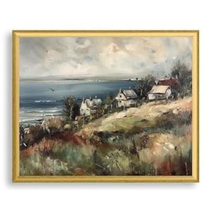 Art Shoppe Framed Print Wall Art, Vintage Wall Décor for Living Room, Bedroom, Office, High-Resolution Image on Premium Art Paper, 3/ 4" Frame with Plexiglass Front, Ready to Hang, 17"x21"