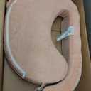 My Brest Friend Nursing Pillow - Deluxe - Enhanced Comfort w/ Slipcover - Ergonomic Breastfeeding Pillow For Ultimate Support For Mom & Baby - Adjustable Pillow W/ Handy Side Pocket, Soft Rose