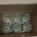 FLSNT LED Chandelier Edison Bulbs 5000K Daylight, 60W Equivalent, Dimmable CA11 E26 Base LED Candelabra Bulbs, 550LM, 12 Pack UL,CA65 Listed.