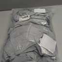 2 Pack 24x43 Inch Grey Cocktail Tablecloth Spandex Round Fitted Table Cover for Wedding Banquet Event Party