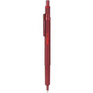 rOtring 600 Ballpoint Pen, Medium Point, Black Ink, Red Barrel, Refillable