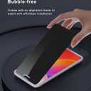 Compatible for iPhone 16/iPhone 15 Privacy Screen Protector 6.1 inch, Anti Spy Anti Blue Light HD Tempered Glass Screen Protector Easy Installation, Case Friendly, 2 Pack Black