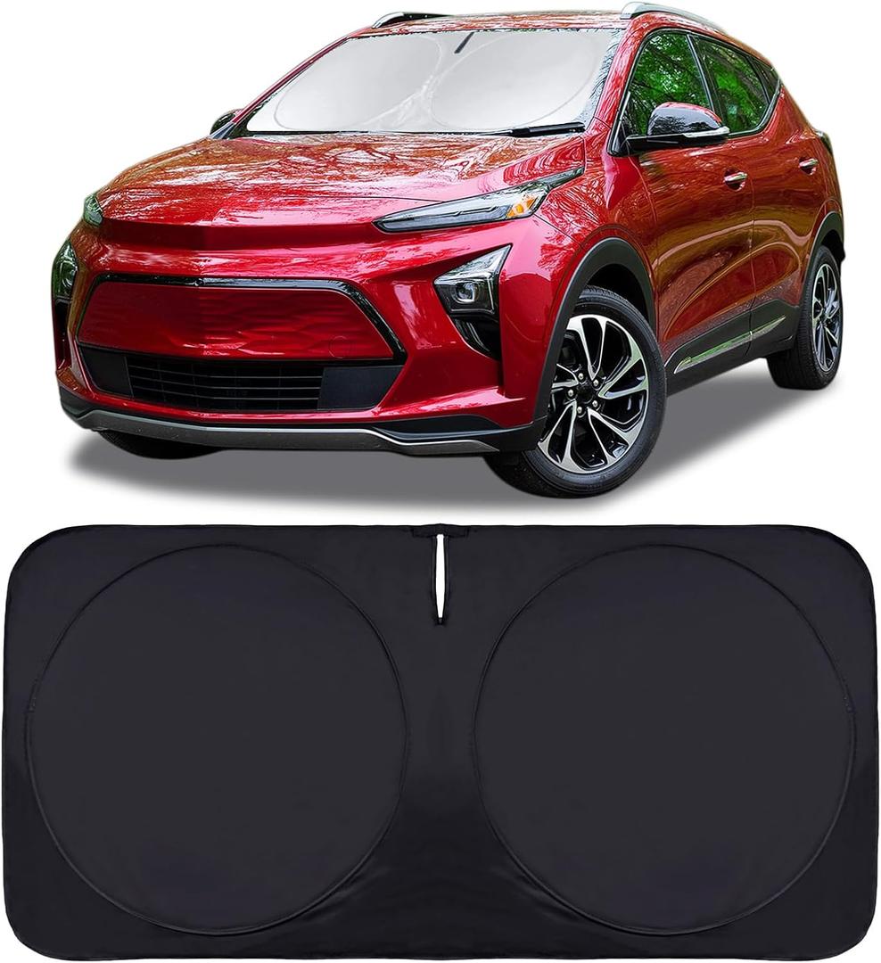Sunshade for 2017-2025 Chevrolet/Chevy Bolt EV (NOT for Chevy Bolt EUV) Windshield Sun Shade, for Express Windows Shade Cover Custom Fit Bolt EV Hatchback Sun Visor Car Accessories