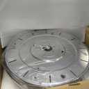 42" Retractable Ceiling Fans with Lights, Crystal Chandelier Ceiling Fan with Remote & APP Control, Modern Dimmable LED Fandelier for Living Room, Dinning Room, Bedroom (Silver)