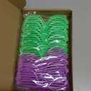 Ceenna 24 Pcs Mardi Gras Glasses Yellow Purple Green Masquerade Eyeglasses Shutter Shape Fashionable Festival Glasses Decoration for Mardi Gras Party Event Costume Accessories Decoration Props