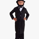 Morph Costumes Abraham Lincoln Costume For Kids - Presidents Day Halloween Outfit For Boys, Historical Dress Up L