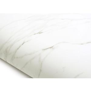 ROSEROSA Peel and Stick Matt Faux Marble Architectural Film Self-Adhesive Vinyl Film Wallpaper Door Wrap Counter Top Border Mirror Molding Trim ST678