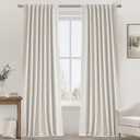 BLACKOUT CURTAIN 50X80 2 Pack Panels, grey