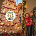 2 x Funny Christmas Decorations Hanging Signs Christmas Door Sign for Xmas Door Decorations (White)