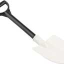 100pcs Disposable Plastic Shovel Shape Spoon Ice Cream Spoon Cute Dessert Stick Party Cutlery Plastic Potted Shovel Shape