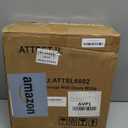 Cube Storage Organizer, 6-Cube Shelves Unit with Doors, DIY Stackable Plastic Clothes Organizer for Bedroom and Under Stairs Storage Unit, Each Compartment 30 x 30 x 30 cm White ATTSL6002