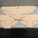 Molasus Women's Cotton Underwear High Waisted Full Coverage Ladies Panties (Regular & Plus Size) (X-Large, Nude-5pack)
