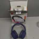 ILive Electronics Active Noise Cancellation Bluetooth Headphones, Adjustable Headband, Includes 3.5mm Audio Cable, Blue