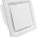 Bathroom Exhaust Fan, Ceiling Mount Ventilation Fan bathroom extractor 110V bathroom fan for Kitchen 120CFM 1.2Sones (Square)