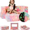 Kids Play Couch - Kids Couches, Folding Sofa for Toddlers, Foam Playroom Couch for Kid
