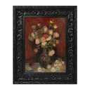 FOLKOR Antique DIY Wood Frame for 20x24 Canvas Paintings, No Front & Back, 2.6" Wide Vintage Frames For Baroque Victorian Wall Art Prints Class Artwork Designer, Home Office Gallery Decor (Black)