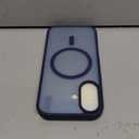 SUPFINE Magnetic for iPhone 17 Case with Screen Protector (Compatible with MagSafe)(Military Grade Drop Protection) Translucent Matte Shockproof with Anti-Fingerprint Phone Cover,Dark Blue