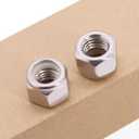 3/8-16 (15 Pcs) Hex Locknuts, Hexagon Head Lock Nuts, 304 Stainless Steel 18/8, Hex Drive, ASME/ANSI B18.6.6